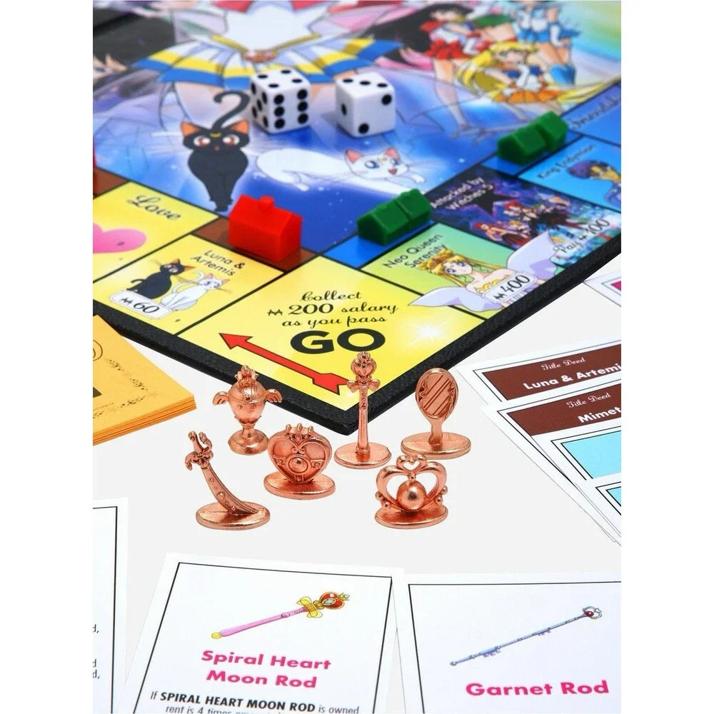 Monopoly Sailor Moon Collector’s Edition 2018 USAopoly Hasbro NEW Sealed Game